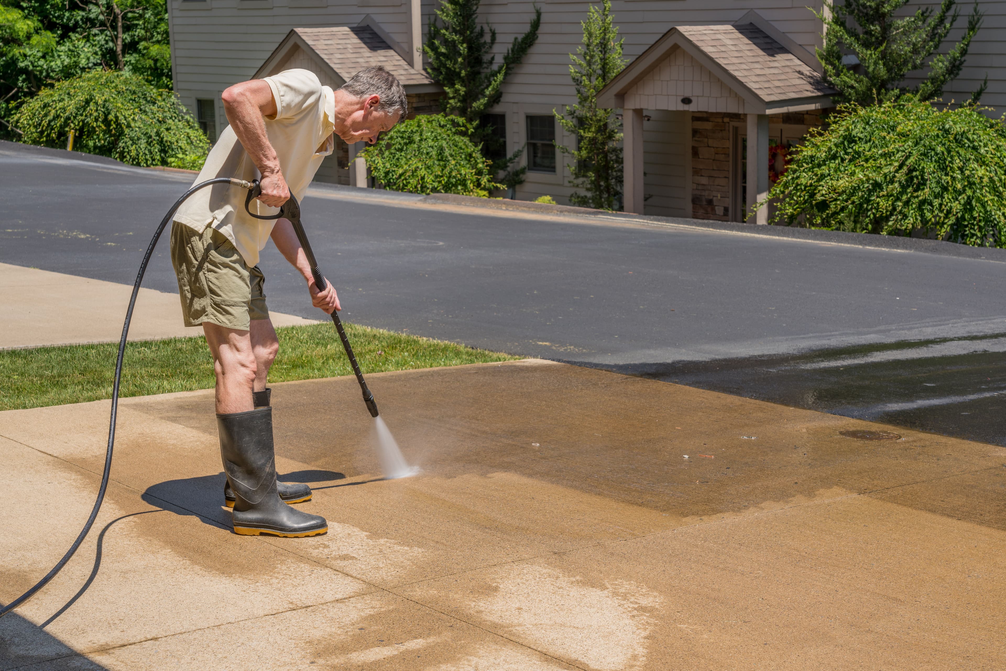 Driveway Pressure Washing image