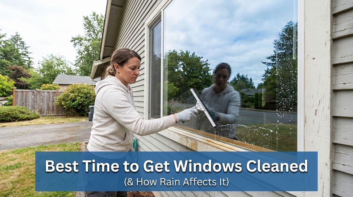 Best Time to Get Windows Cleaned (& How Rain Affects It) image